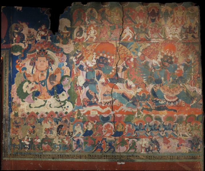 Mural inside the Jokhang. Image courtesy of Luo Wenhua