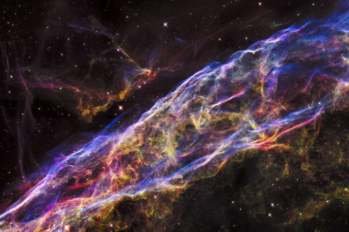 Veil Nebula supernova remnant. From nasa.gov