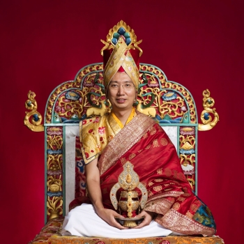 His Holiness Sakya Trizin Rinpoche.