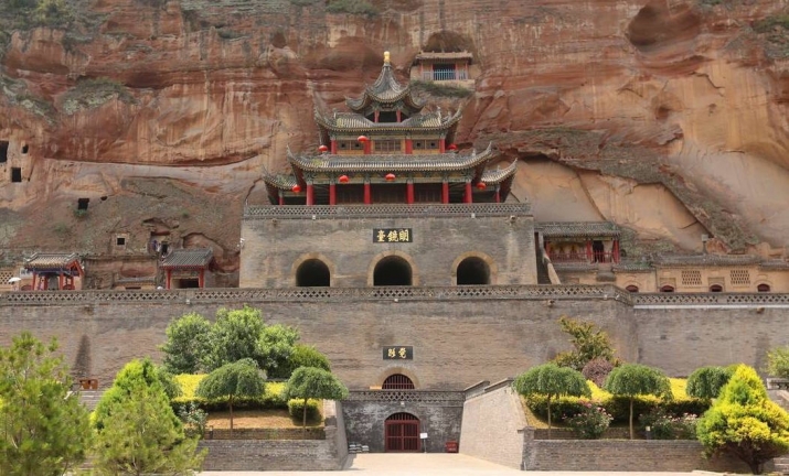 Binxian Big Buddha Temple, built along a thriving Silk Road route. From shanxichina.gov.cn