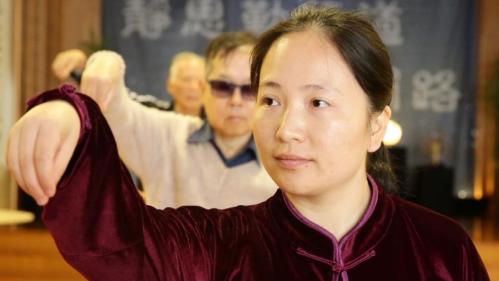 Emily Yang is studying the benefits of tai chi for cardiovascular disease. From dailytelegraph.com.au