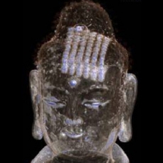 An image from the CT scan of the ancient Buddha statue. From english.donga.com