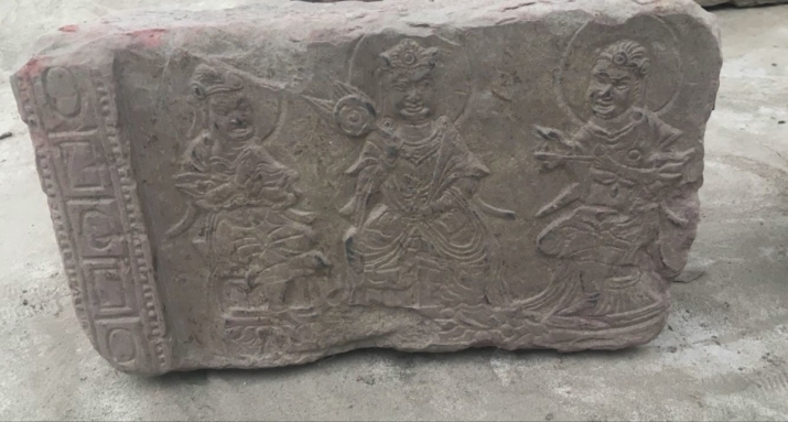 Ancient Buddhist stone carvings were discovered at the site. From news.cgtn.com