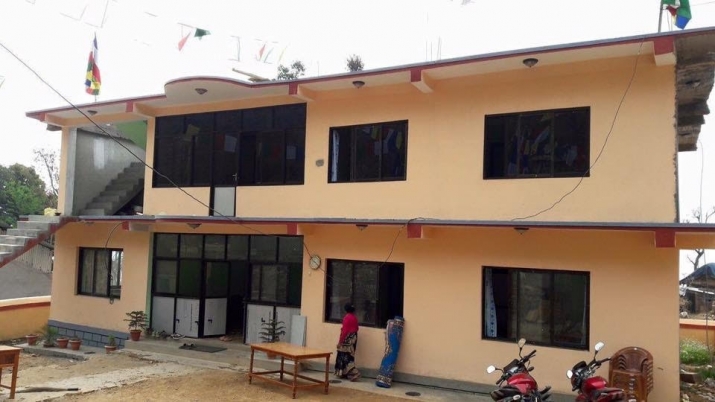 The completed hospital. Photo courtesy of Venerable Tzumna Lobbing Richen Khandro