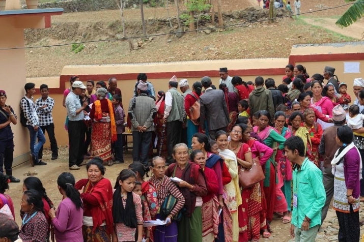 Crowds at the hospitals opening. Photo courtesy of Venerable Tzumna Lobbing Richen Khandro