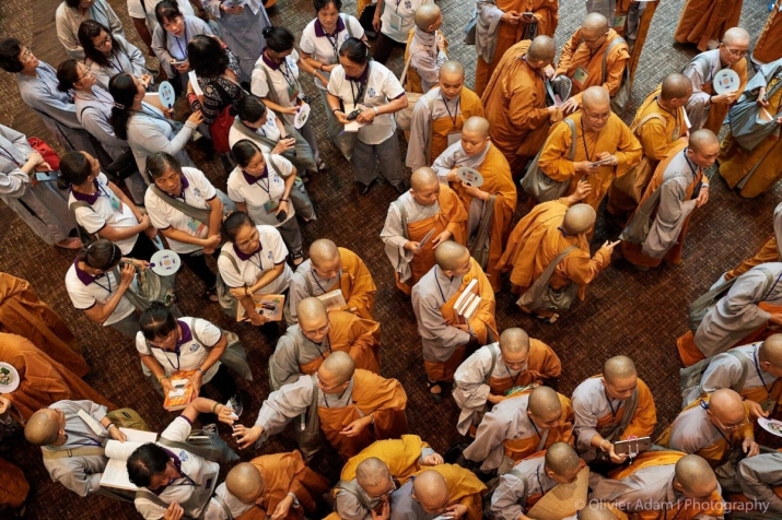 Visitors of the 15th Sakyadhita Conference. Image courtesy of Sakyadhita International Association of Buddhist Women. Photographer Olivier Adam