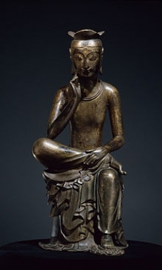 Korean National Treasure No. 83 Maitreya in Meditation. From wikipedia.org