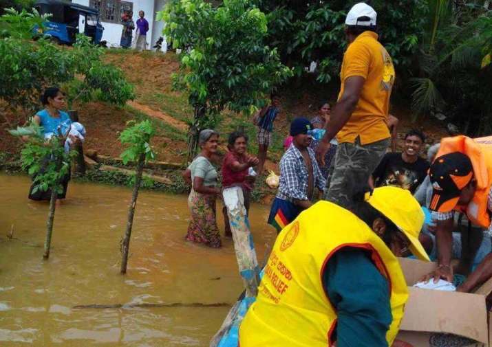 Sarvodaya’s disaster management team works in the most difficult areas
