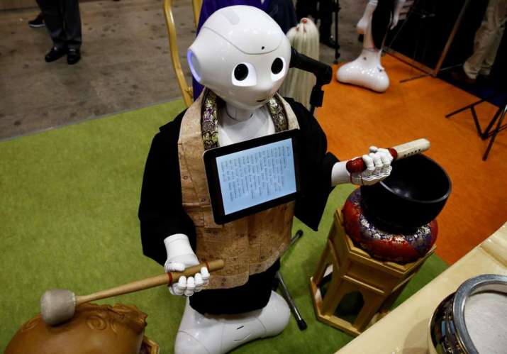 Pepper, Japan's first robot monk. From reuters.com