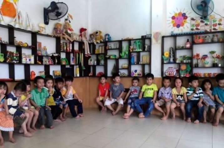 Ming Trai Kindergarten provides free pre-school education for children in the area