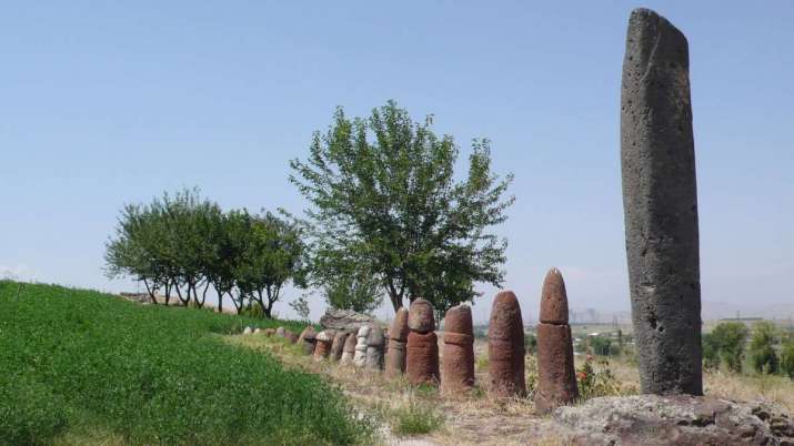 Vishap stones in Armenia. From wikimedia.org