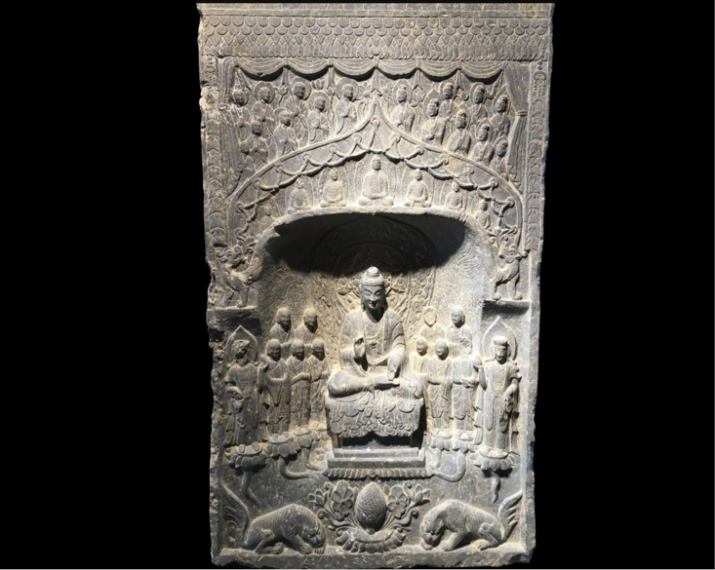 A stone Buddhist stele, Northern Wei Dynasty. Image courtesy of the collector