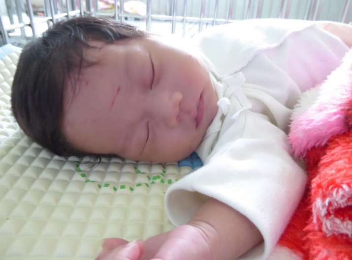 The new addition to the family. Image courtesy of Duc Son Orphanage