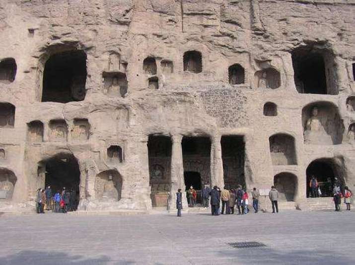 The Yungang Grottoes. Photo by Ian Whitfield. From 3dprint.com