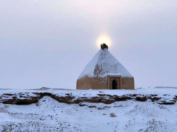 A stupa at Mogao. From en.dha.ac.cn