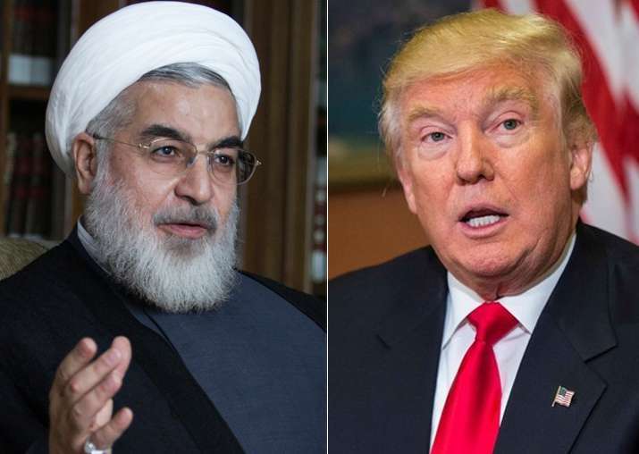 Iranian president Hassan Rouhani and US president Donald Trump. From indiatvnews.com