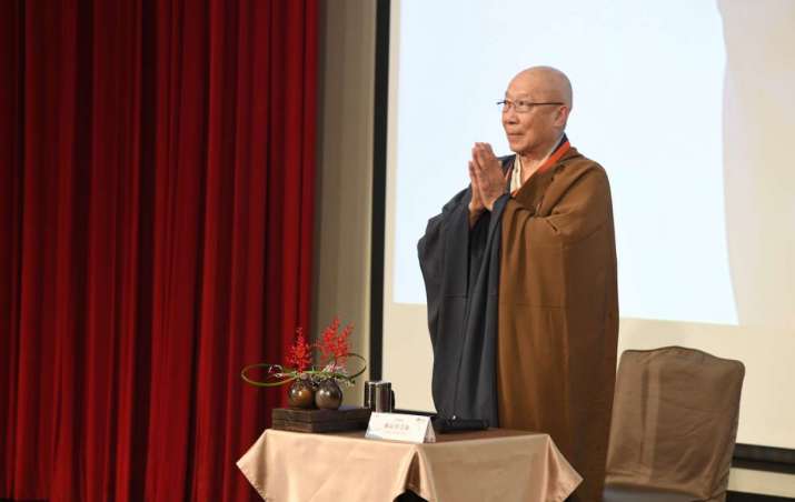 Jakusho Kwong Roshi, founder of the Sonoma Mountain Zen Center. Photo by Tim Liu