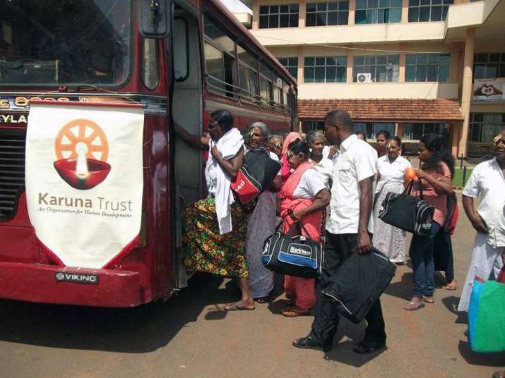 The Karuna Trust provides transportation to ferry patients to hospitals and follow-up examinations. Image courtesy of the Karuna Trust