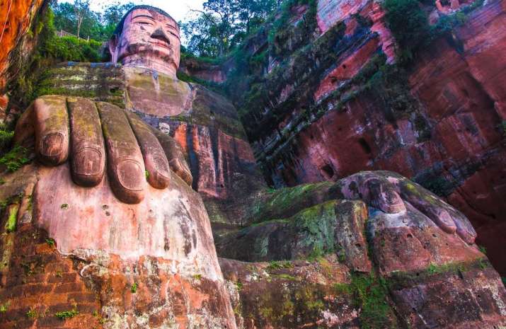 The Leshan Giant Buddha. From unusualtraveler.com