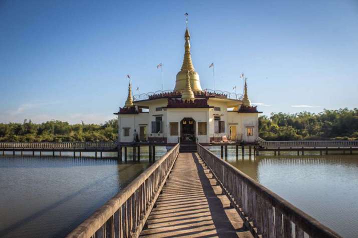 Baung Daw Gyoke Pagoda in Twante Township, Yangon