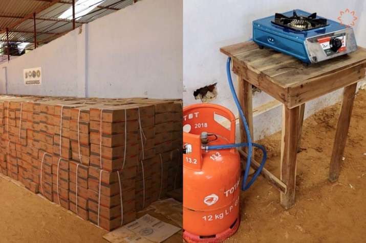 Gas stoves ready for distribution. Image courtesy of JTS