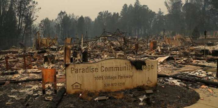 The aftermath of the Camp Fire in Paradise. From thisisinsider.com