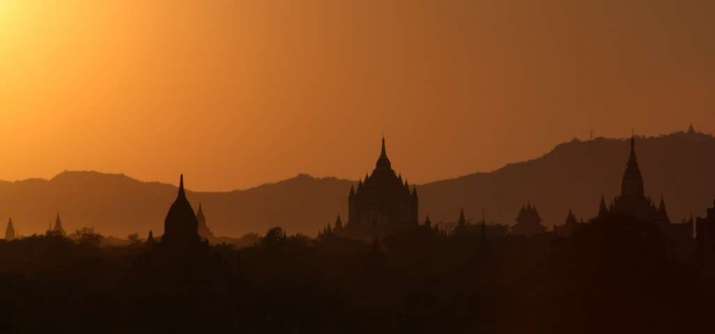 Bagan sunset. From wikipedia.org