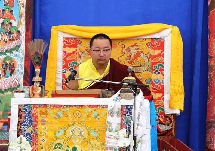 Dudjom Yangsi Rinpoche at the Kunsangar North center. From facebook.com
