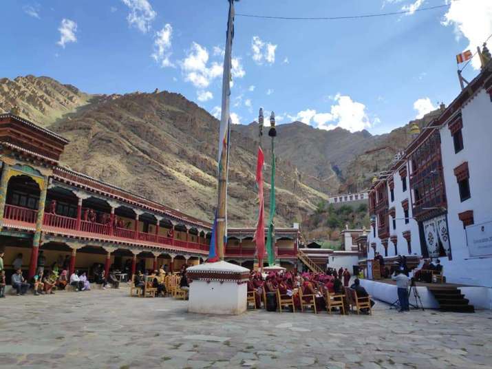 The graduation ceremony at Hemis Monastery in Ladakh. From facebook.com