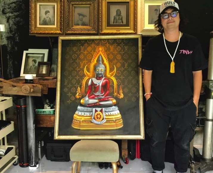 thai buddha paintings