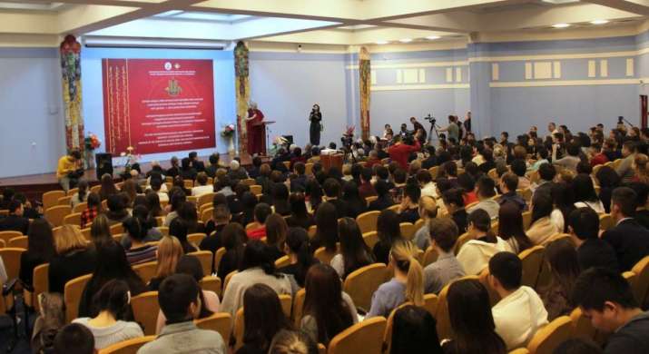 The international Buddhist conference in the Central <i>khurul</i> of Kalmykia. From khurul.ru