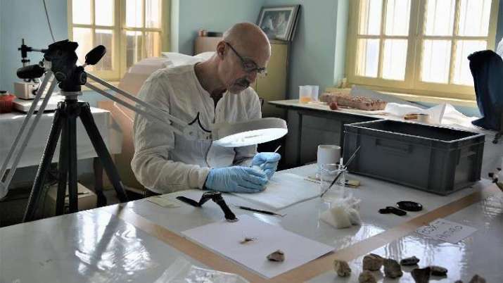 Fabio Colombo, the Oriental Institute’s head conservator in Kabul. From news.uchicago.edu