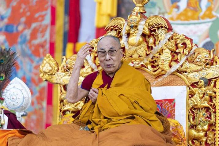 The Dalai Lama conducting a teaching in Bodh Gaya, India, on 6 January. Photo by Tenzin Choejor. From dalailama.com