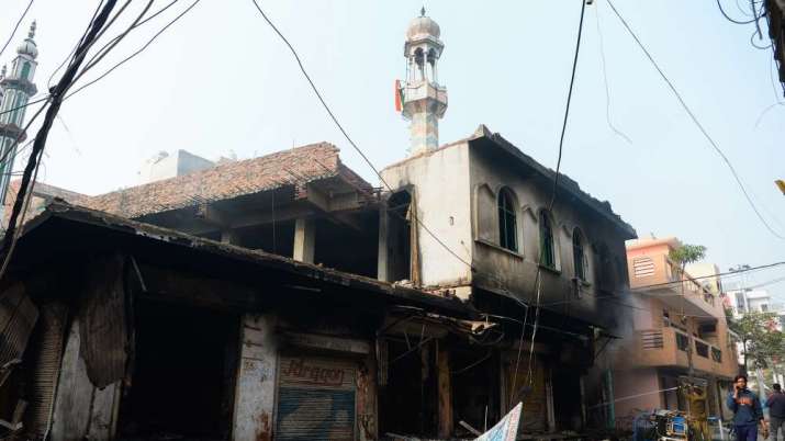 A mosque was set on fire in New Delhi this week by Hindu mobs. From aljazeera.com