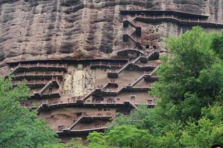 The Maijishan Grottoes. Image courtesy of the author