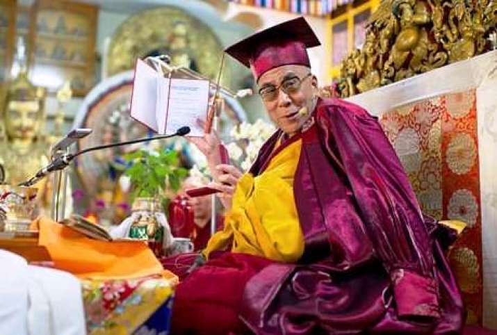 His Holiness the Dalai Lama receives the title of Honorary Professor of Tuvan State University, 2011. From dalailama.ru