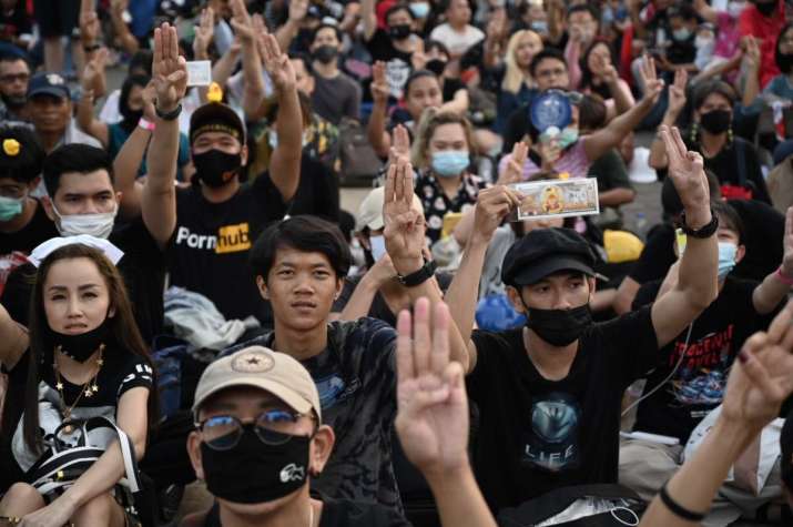 The youth-led pro-democracy protest movement has been gathering steam since February. From twitter.com