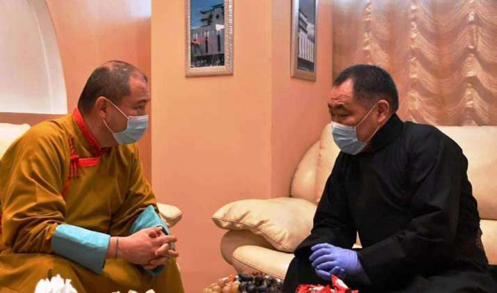 Telo Tulku Rinpoche and Sholban Kara-ool in Tuva. From savetibet.ru