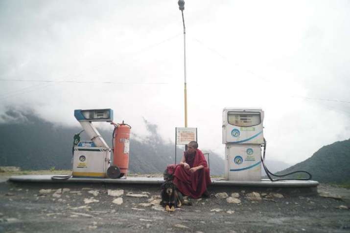 Peyangki at a gas station in the city. Image courtesy of Participant