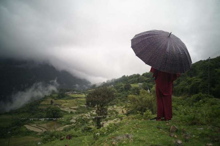 Peyangki on a mountain near the monastery. Image courtesy of Participant
