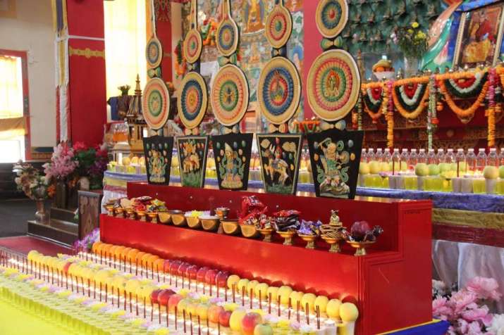 Offerings during the Great Prayer Festival. From facebook.com