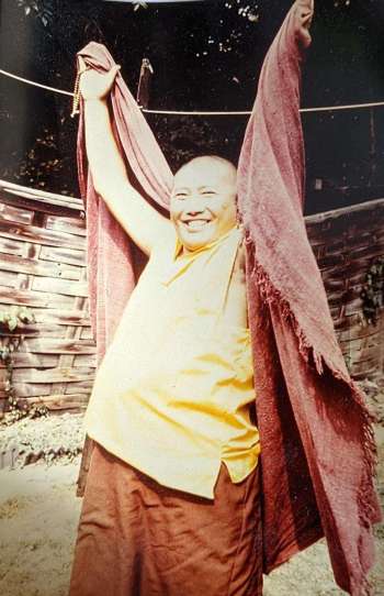 Geshe Namgyal Wangchen La. Image courtesy of the author