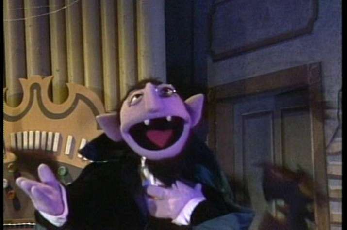 The Count from Sesame Street. From musicvideo.fandom.com