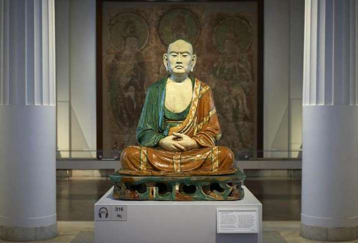 A life-sized <i>luohan</i> statue. From scmp.com