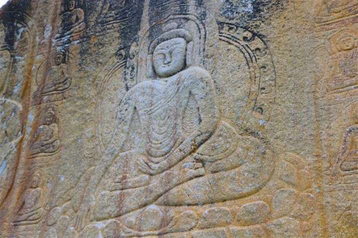 Eighth century Buddhist carving at Manthal Village, Pakistan. From humansofpakistan.org