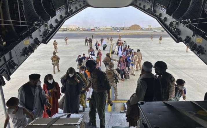 The US military continues to evacuate Afghan refugees. From nbcnews.com