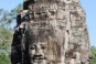 One of the 54 towers at the Bayon temple in the Angkor Thom complex. The towers have 200 massive faces carved on them.