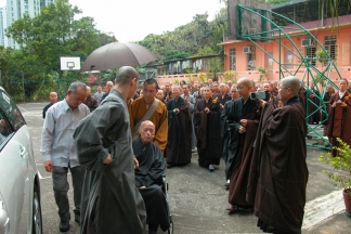 Venerable Sheng Yi visited Wang Fat Ching She