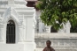 Mandalay - peaceful grounds of the Kuthodaw Pagoda