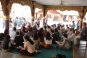 Bagan - dhamma talk at the famous Shwezigon Pagoda